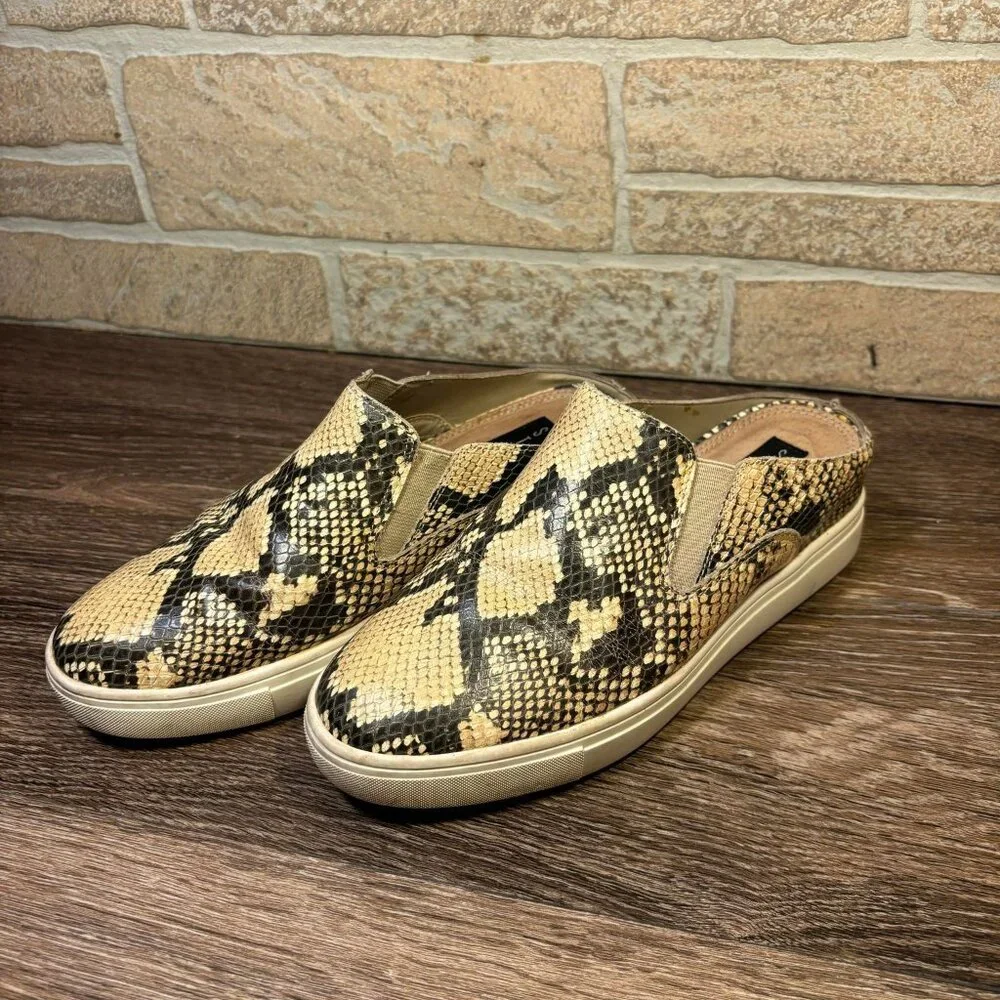 Steve Madden Platform Sneaker Womens Size‎ 6.5M Slip-on Snakeskin